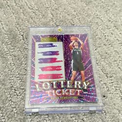 VICTOR WEMBANYAMA 2023 PANINI CONTENDERS LOTTERY TICKET #1 ROOKIE