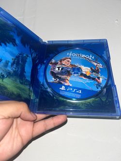 Opened PlayStation video game Horizon Zero Dawn PS4 PS5