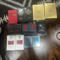 8 colognes (names an pricing below)