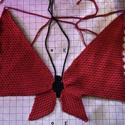 Crochet Butterfly Top