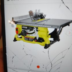  Ryobi 10' Table saw with stand, brand new power tool, 