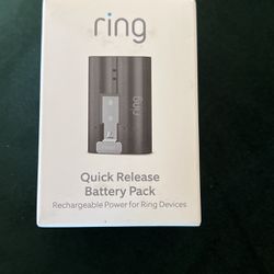 Ring Quick Release Battery Pack 