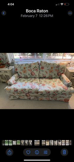 Floral  Loveseat , 