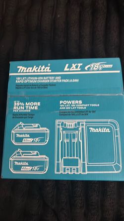 Makita 18V LXT Battery and Charger Starter Pack