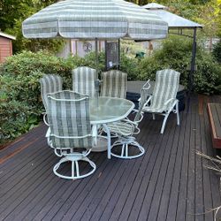 Patio Table With 6 Chairs