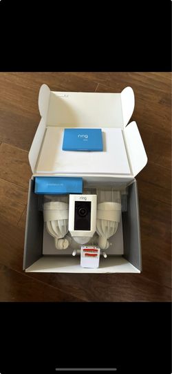 Ring Flood Light Cam + Chime Pro (Never Been Used)