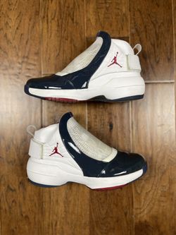 Air Jordan XIX 19 White Red Navy Size 11 OG Box + Shoe Bags Vintage 2004 