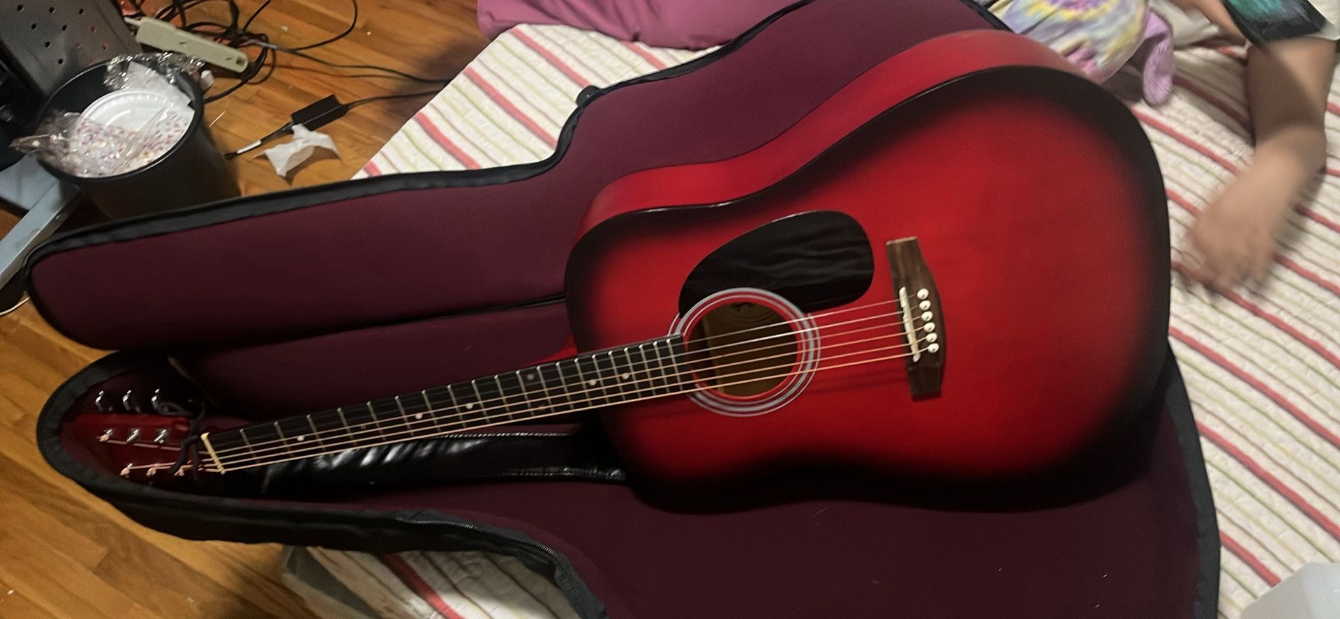 Red Lauren Guitar