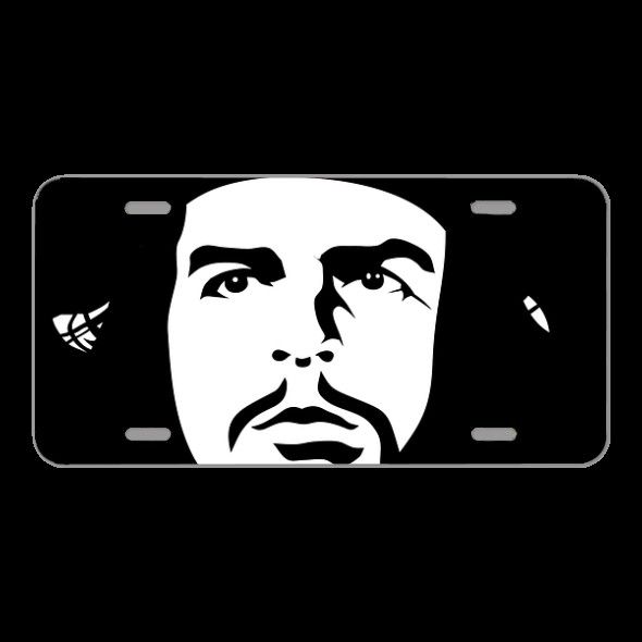 License Plate Novelty Car Front Che Communist Cuba Cuban Famous