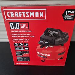 Craftsman 6-Gallon Portable Electric 150-PSI Pancake Air Compressor -BRAND NEW