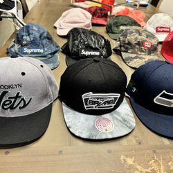 Hat Lot FS Supreme / Mitchell & Ness / Lulu