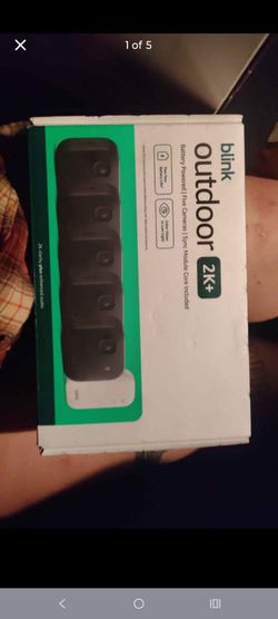 Blink Outdoor 2K+ 5-Camera Security System