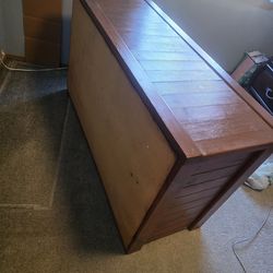 Solid wood cabinet with drawers, has 6 drawers as you can see in the video, best offer.