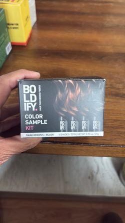 Boldify Hair Thickening Fibers Color Sample Kit