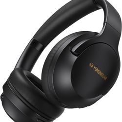 Over Ear Headphones Wireless 80H Playtime, Bluetooth Headphones Over Ear with 3 EQ Modes, Built-in ENC Mic, Deep Bass, HiFi Stereo Foldable 5.4 Blueto