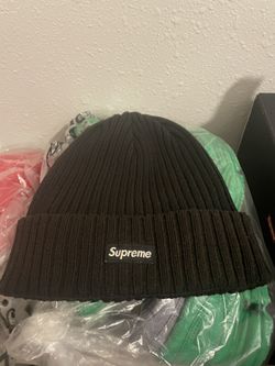 Supreme Overdyed Beanie Black 