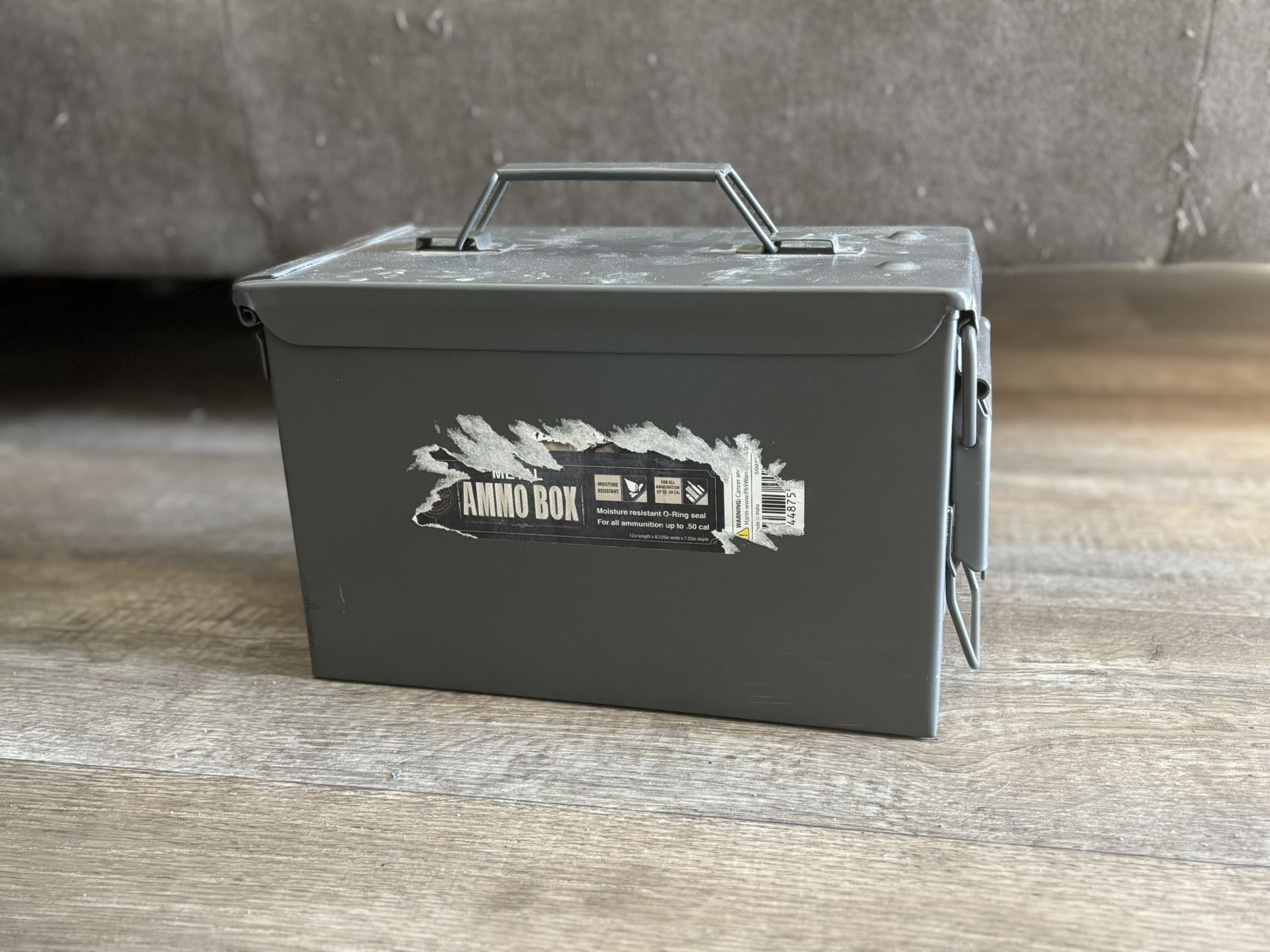 Ammo Box With Miscellaneous Items