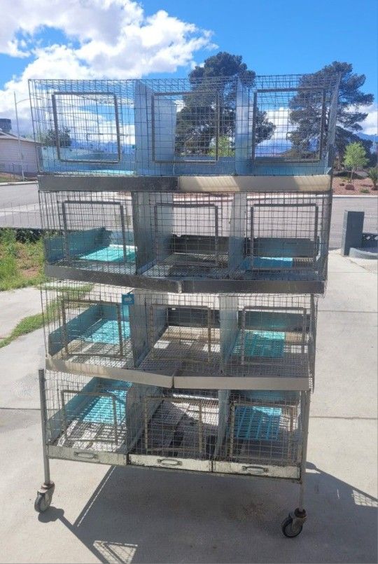 Kw Stackable Rabbit Cages Rabbit Cage Farm Garden By Owner Sale