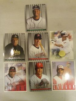 7 1997 DONRUSS STUDIO CARDS MANNY RAMIREZ NUMBERED 3448/5000