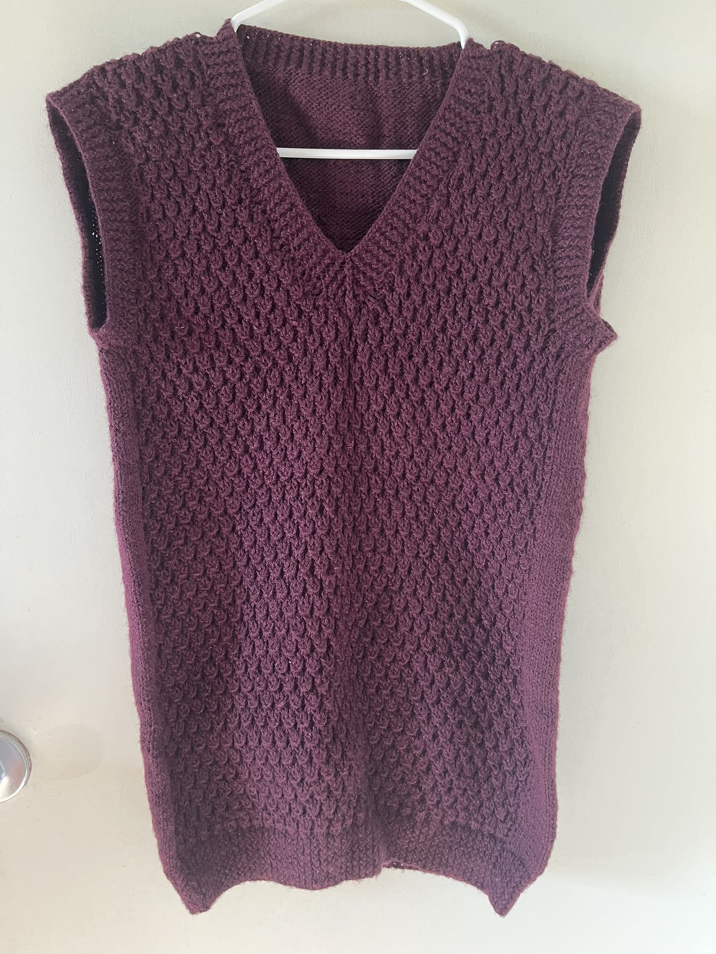 Handmade V Neck Sweater Vest