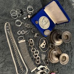 .999 Silver And .925 Sterling Lot 18.6 Ounces