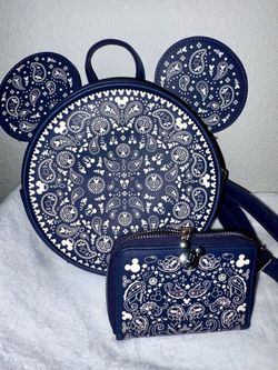 Mickey Mouse Purse and Wallet Set