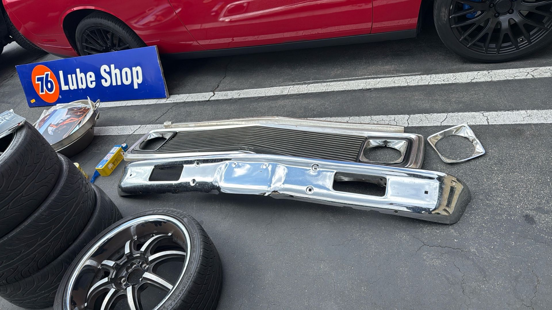 For An Old Chevy Bumper In The Grill