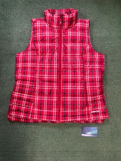 Lands end plaid vest