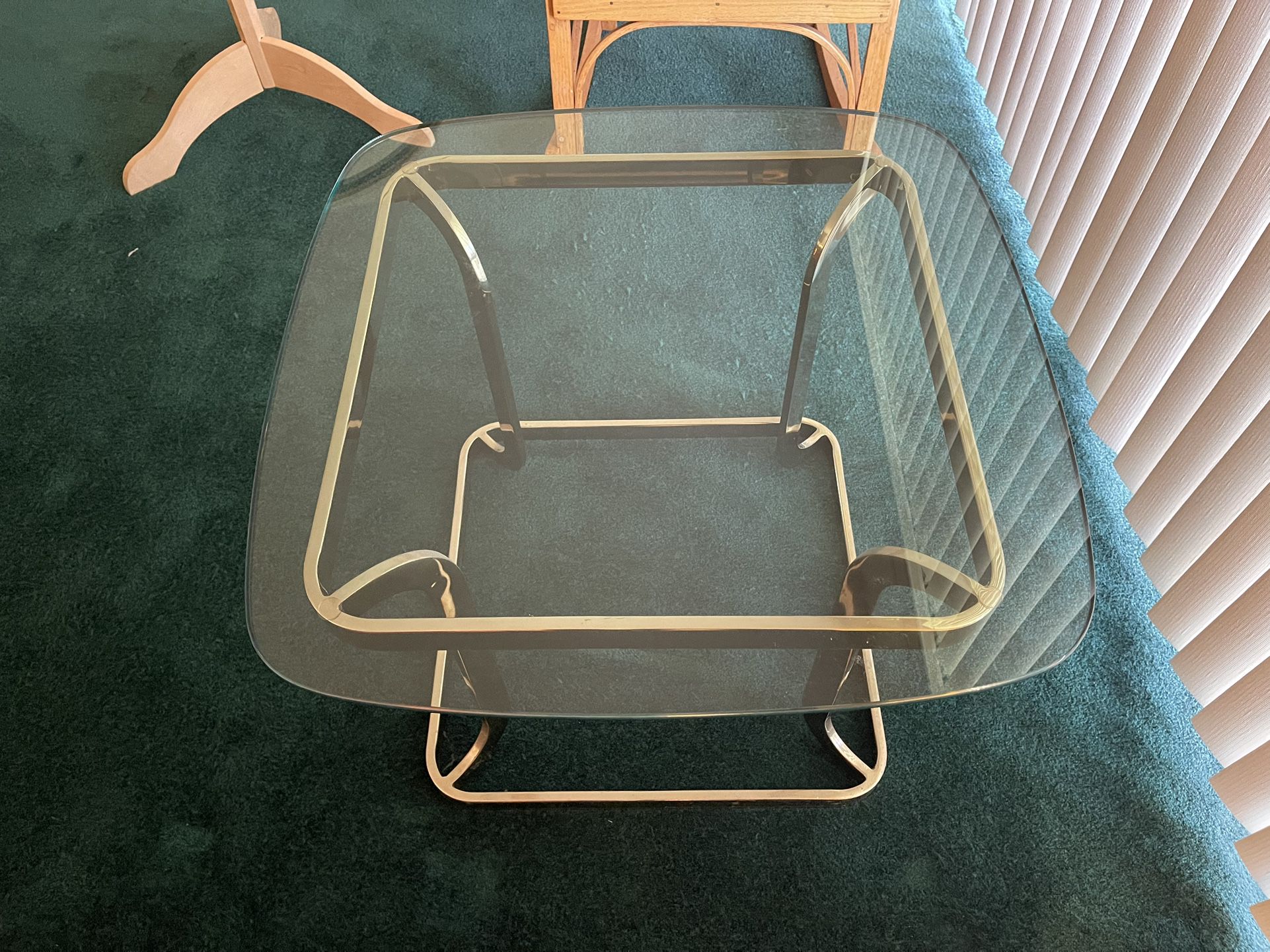 Glass End Table or Coffee table