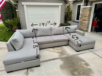 Large custom sectional couch for sale