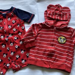 Disney Swimsuit w/ Hoodie SZ6/9M