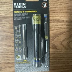 Klein Tools 13-in-1 Multi-Bit Pocket Precision Screwdriver