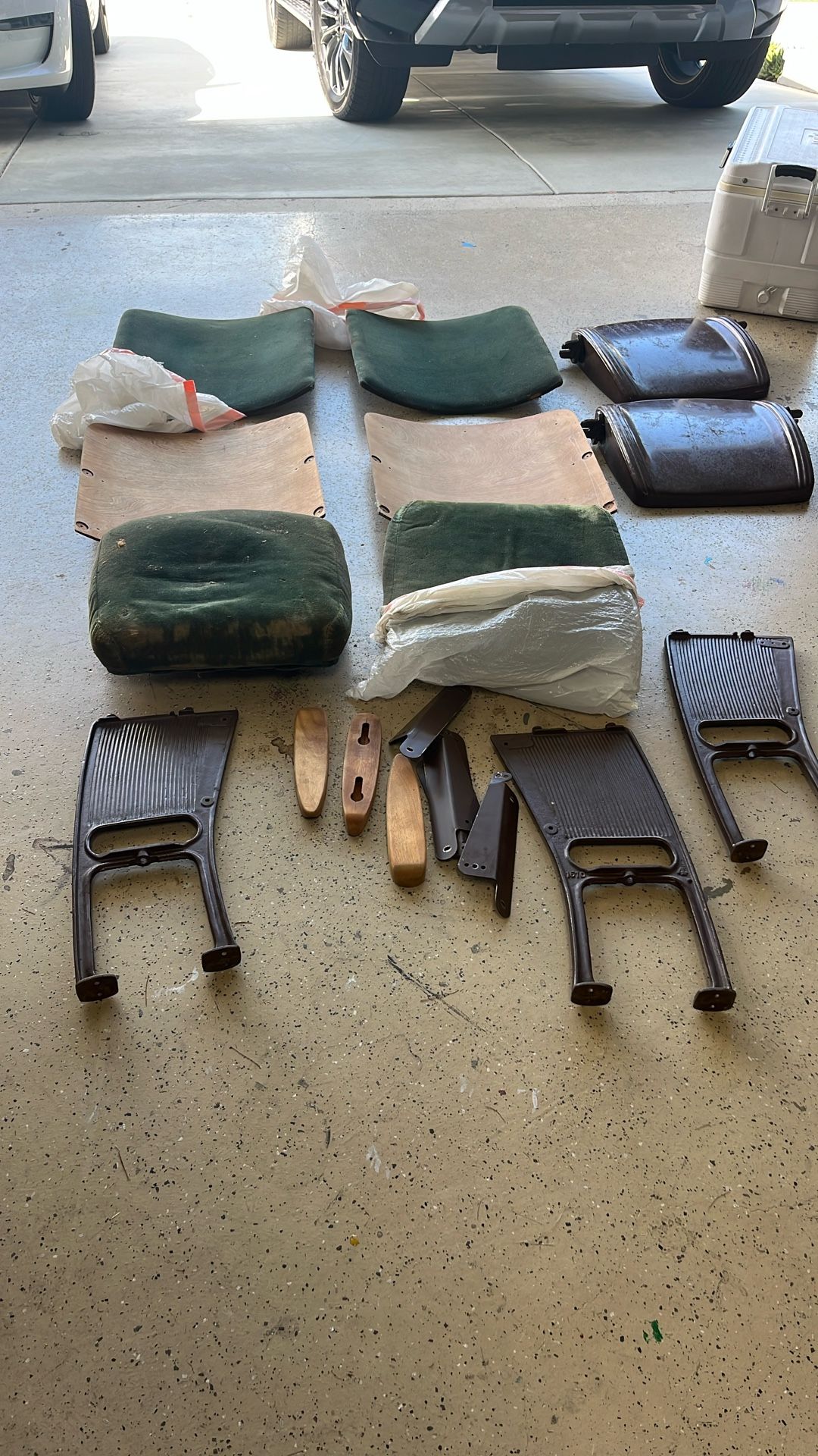 Vintage Theater Folding Chairs