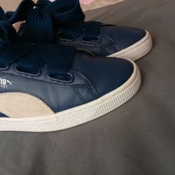 Puma Basket Sneakers 8.5 Wmns In Blue