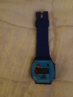 1989 Vintage digital Mario Bros watch