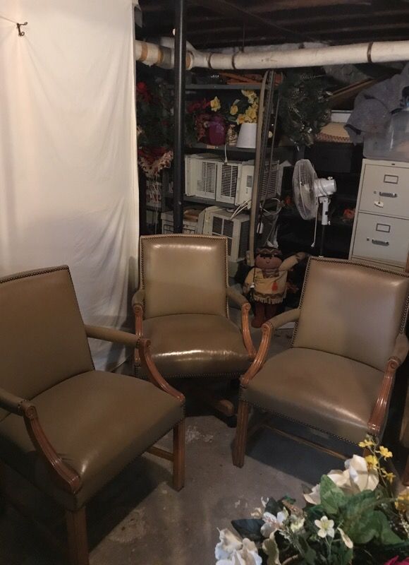 Leather office chairs