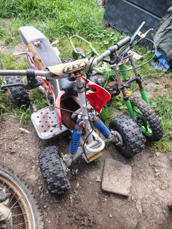 Read the description, Mini quad and Pw50 Pitbike bestoffer or trade