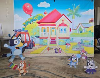 Bluey backdrop
