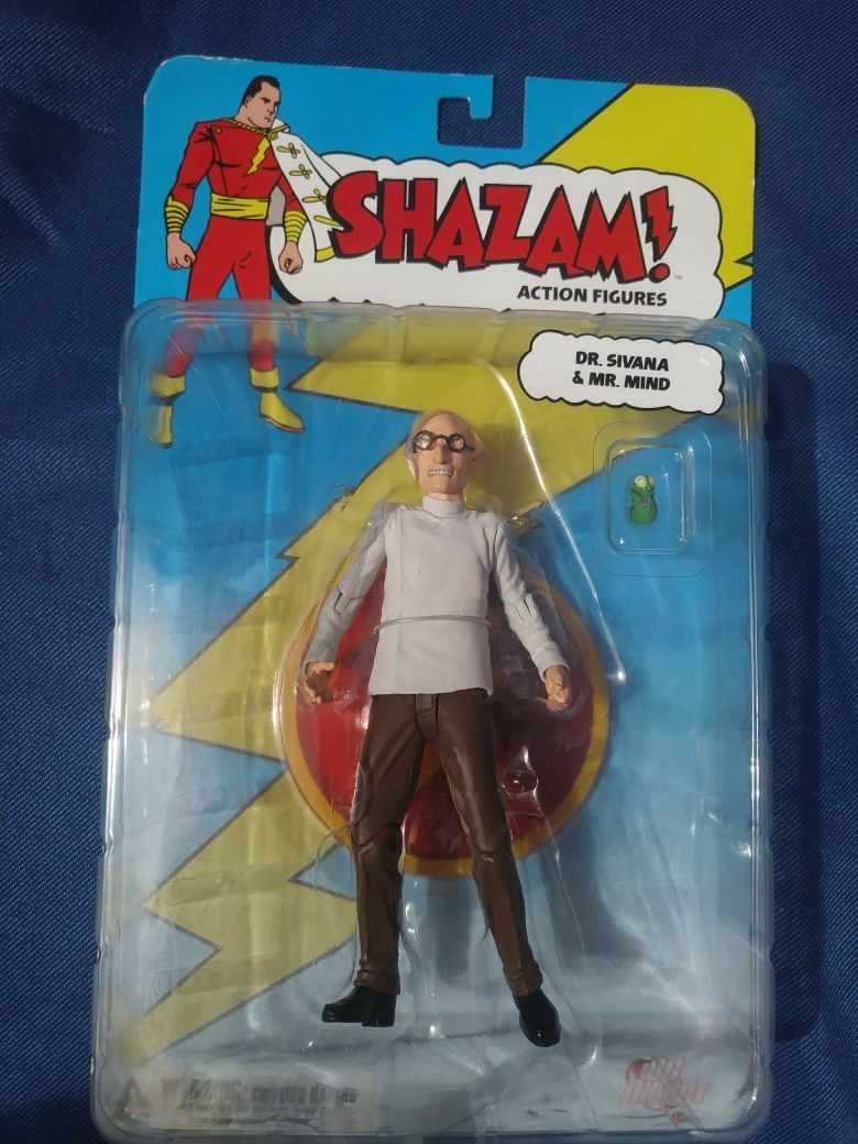 Shazam! Dr sivana and mr mind. New .vintage. Dc