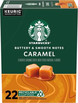 Starbucks Keurig K cups Caramel 22 count