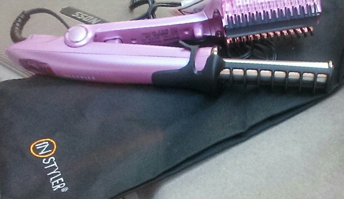 INSTYLER! ! NWOT ! 3/4 inch rod. No blow dryer to dry and straighten or curl hair!