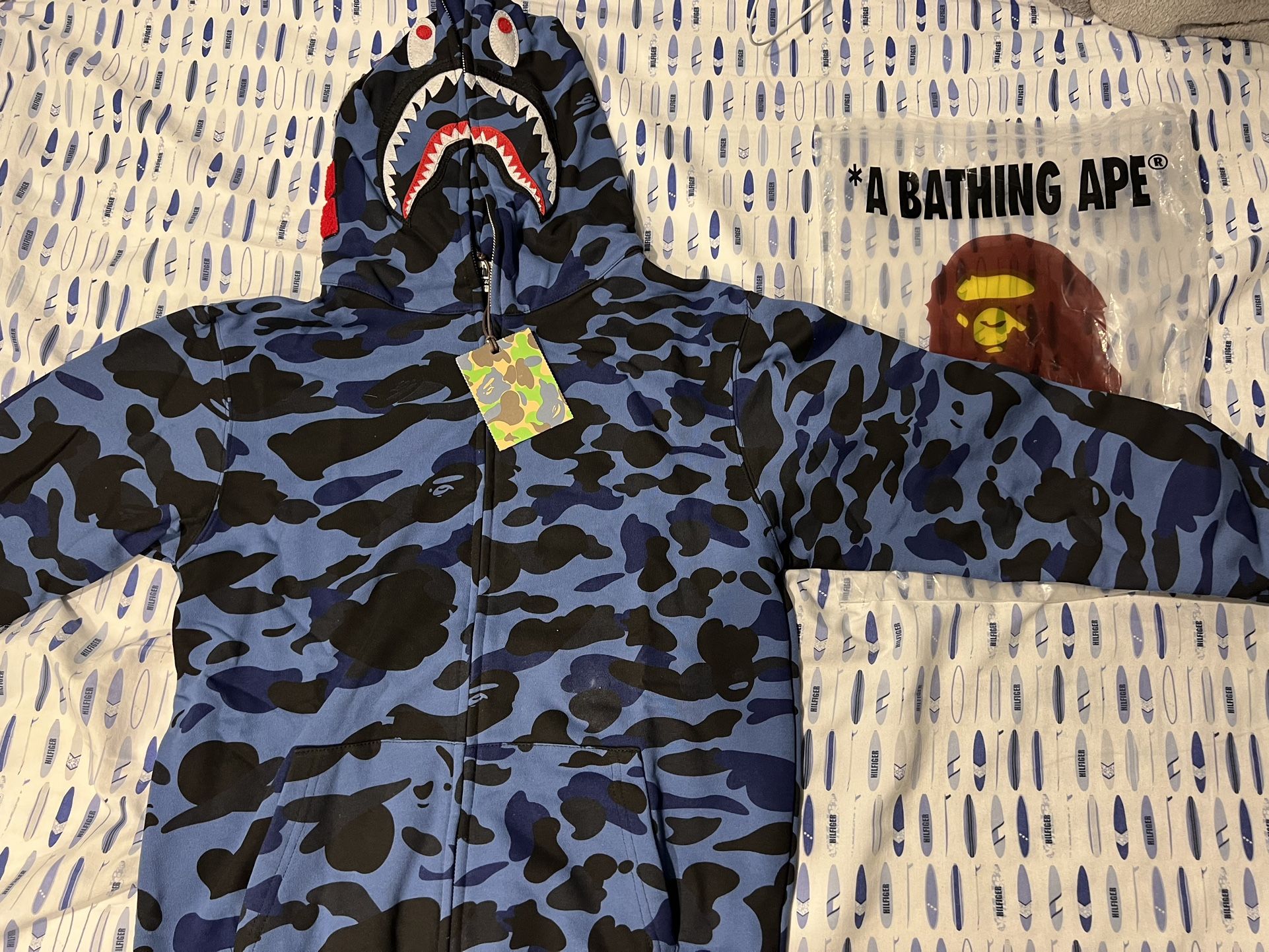 Blue Bape Hoodie*
