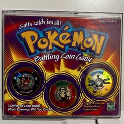Pokemon Vintage 1999 Battling Coin Game