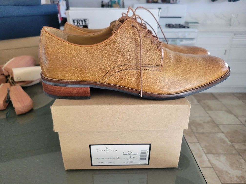 Cole Haan Csul Pln Camello Milled Genuine Leather Men's Dress Shoes Size 11.5

Brand new! 