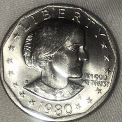 1980 s Susan B Anthony $1 