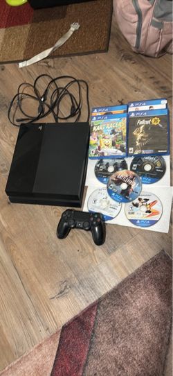 PS4 1Tb upgraded storage with Controller and 9 Games