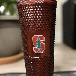 Limited Starbucks Red Studded Stanford University Tumbler College Series 24 oz