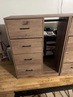 Modular Closet Organizer System with Drawers & Hanging Space