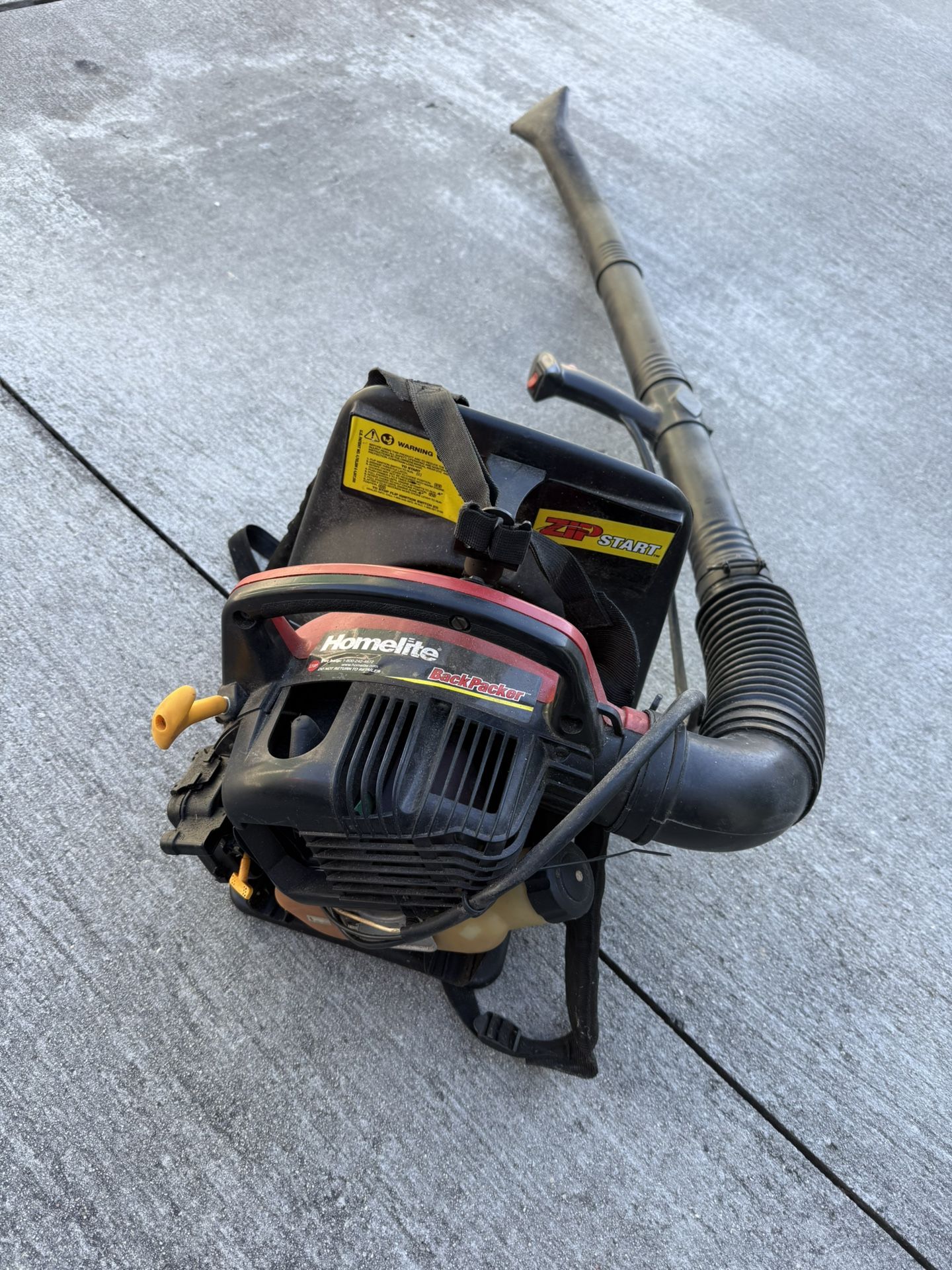 Homelite Blackpack Leaf Blower