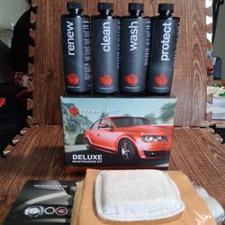 PermaPlate Deluxe Auto Maintenance Kit Wash Paint Leather Carpet Cleaner Set